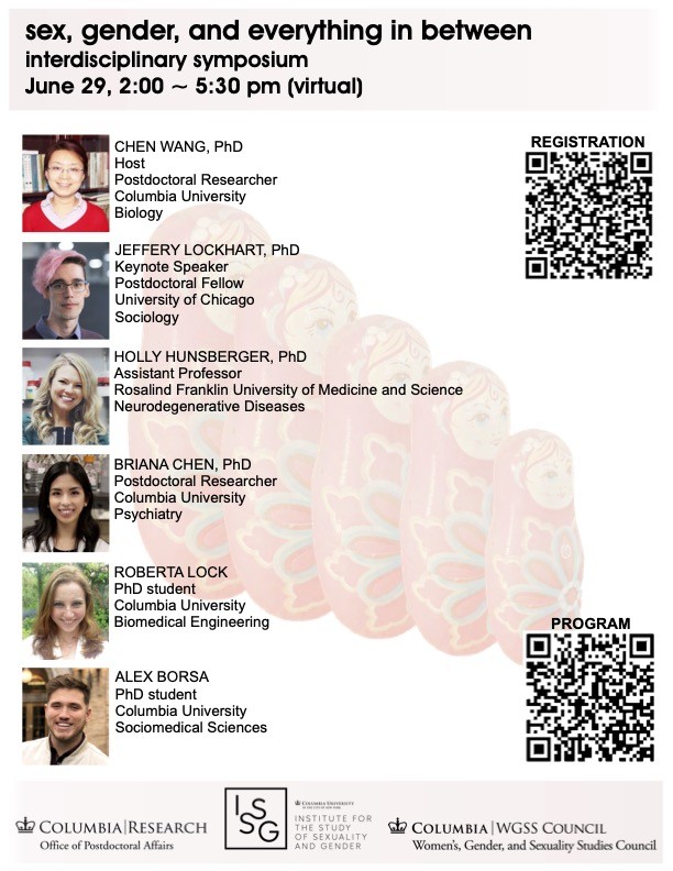 Sex, Gender, and Everything in Between Symposium Flyer